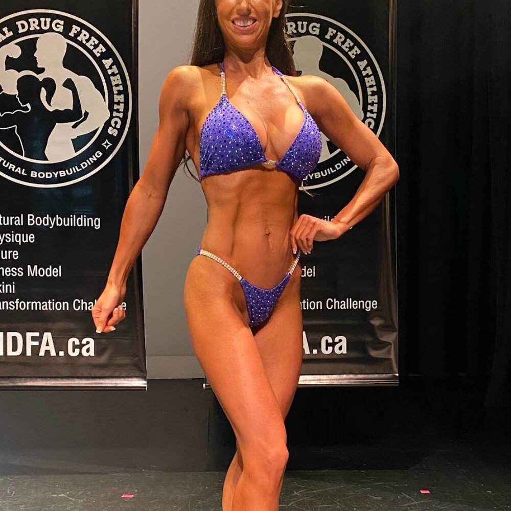 Purple Competition Bikini *moderate/brazilian coverage